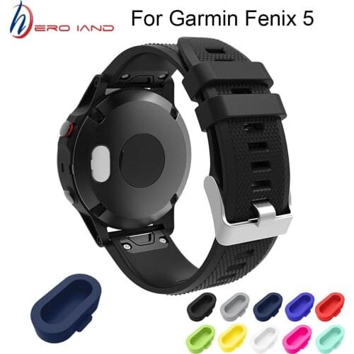 Hero Iand Wristband Port Protector Resistant And Anti-dust Plugs For Garmin Fenix 5/5X/5S smartwatch Silicone cover