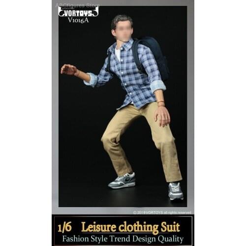 1/6 Casual Leisure Clothing Suit Model Male Outfit VORTOYS V1016A V1016B In Stock