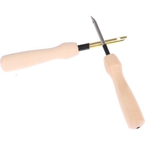 1pcs DIY Knitting Embroidery Pen Weaving Sewing Felting Craft Punch Needle Threader
