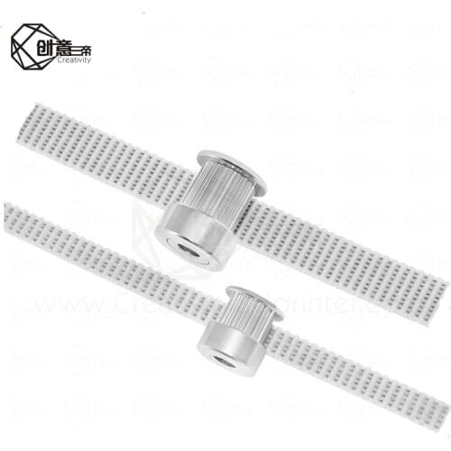 2M Timing belt PU GT2 6mm 10mm PU with Steel Core timing belt GT2 Belt whit Color 2GT open timing Belt 6mm 10mm Width