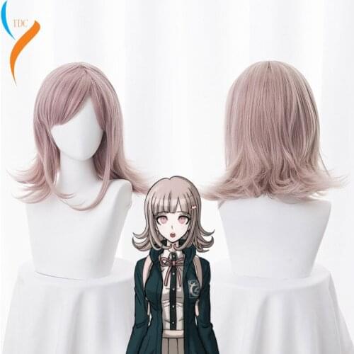 2019 Super DanganRonpa Cosplay Wig Chiaki Nanami Costume Play Woman Adult Wigs Halloween Anime Game Hair free shipping
