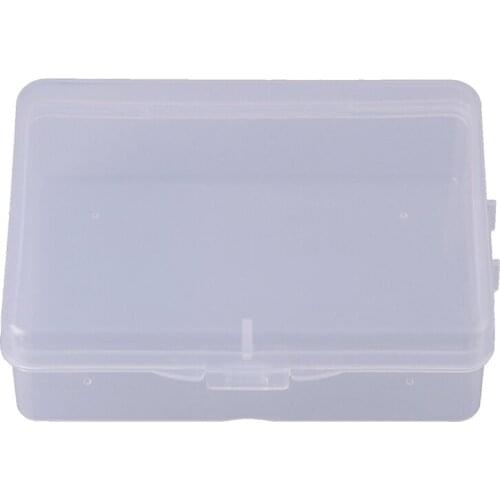 9cm*6.5cm*3cm Transparent Plastic Storage Box Clear Square Multipurpose