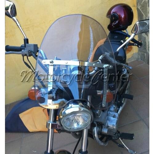 Smoke Windscreen Windshield For 1969-2018 Suzuki Boulevard C50 C90 M50 M90 S40 S50 S83 Intruder 1400 1500 700 800 GN250 GN125