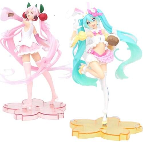Anime Peripheral Hatsune Miku Figure Model Doll Cake Desk Decoration Collection Toys Holiday Gifts Home Featured Products