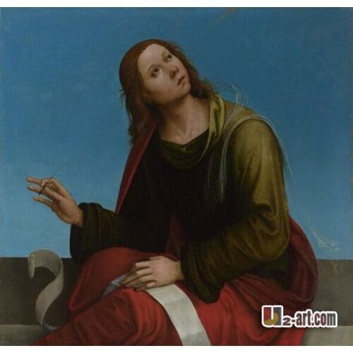 Canvas Prints (Saint John the Evangelist) Classic modern wall painting printing on canvas for sale Religion-305 (24*24 inch)