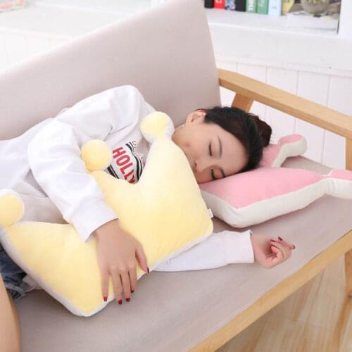 Short Plush Cute Star Rainbow Plush Toy Bedside Back Cushion Pillow Home Decorative Adult Children Bay Window Soft Stuffed Decor