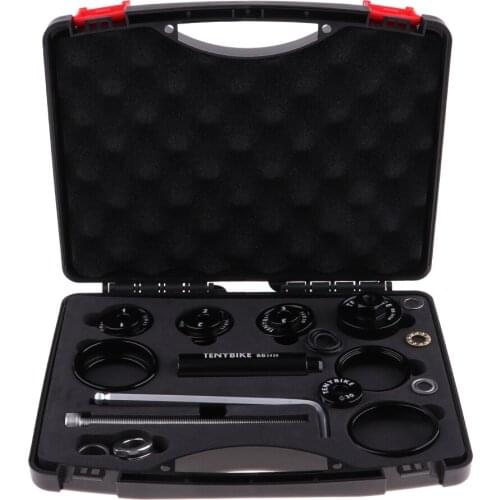 Perfeclan Bike Headset Cup Bearing Installer Removal BB Press Kit with Case