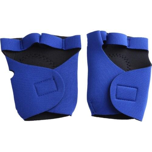 Unisex Anti Skid Half Finger Gym Exercise Fitness Dumbbell Training Gloves Building Training Sport Dumbbell Exercise Weight