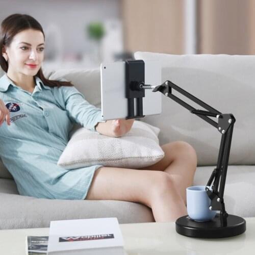 Foldable Flexible Long Arm Phone Tablet Stand Holder Support For iPhone iPad Pro 11 Desktop Mount Recording Video Live Bracket