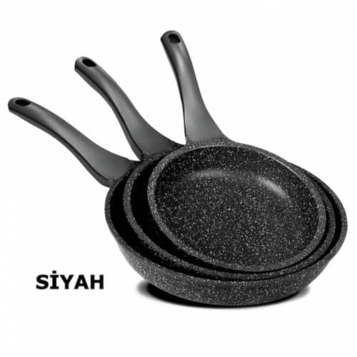 Thermoad Granite Pan Set of 3 Black Color
