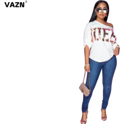 Женские футболки с надписями VAZN China At AliExpress