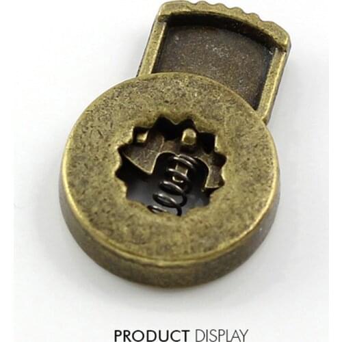 100piece Antique Bronze Metal Stopper Toggle Buckle Rope Clamp Cord Locks Drawstring Stops End Applique Button Sew On Bag NK233