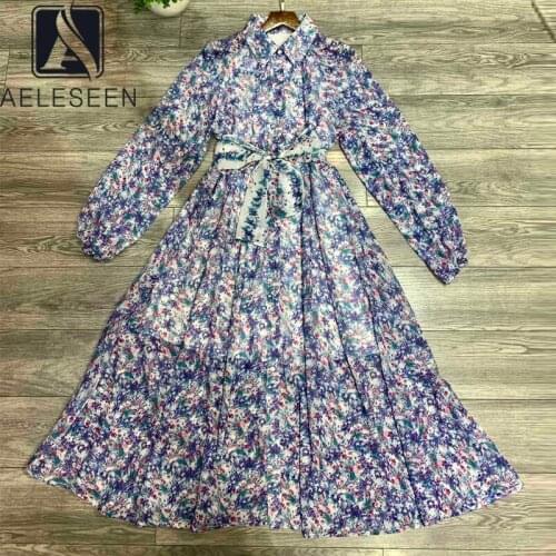AELESEEN Fashionable Shirt Dresses