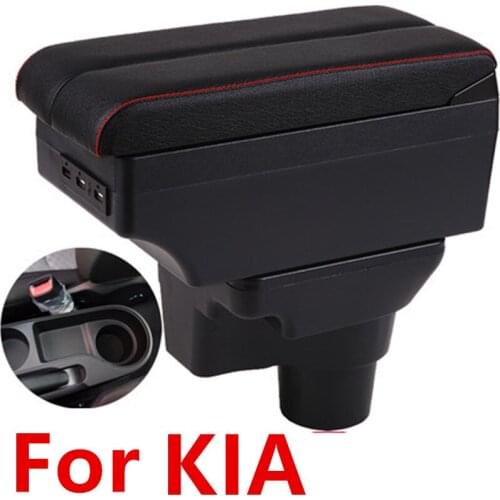 For 2017 KIA Rio 4 armrest box central Store content box car-styling decoration accessory part
