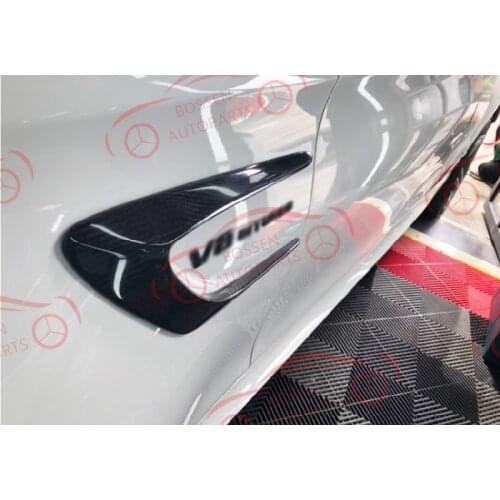 For W205 MERCEDES-BENZ C-CLASS C63COUPE AMG modified carbon fiber car trim parts u-type blade plate body kit, auto parts