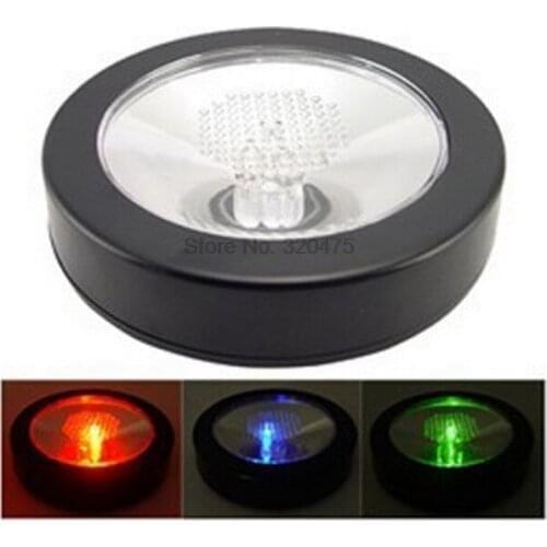 By dhl 50pcs RGB Color Changing LED Coaster Flashing Light Beer Wine Glass Drinking Bottle Cup Mat Coaster
