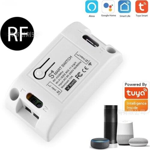 Intelligent 433Mhz Wireless Wall Switch Rf 86 Wall Panel Transmitter Safety Switch and AC Relay Interruptor for Light Lamp