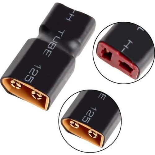 M89CDeans T Plug Female to XT-60 Male Converter Adapter Lipo Battery ESC-Black