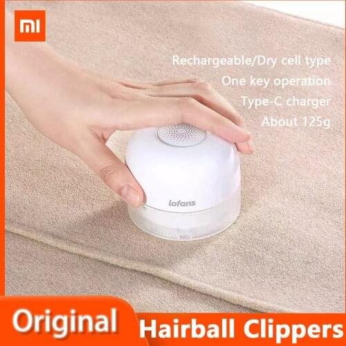 Original Xiaomi Lofans Hairball Clippers Rechargeable & Dry Cell Type Portable Hair Ball Trimmer Shaving Machine for Clothes