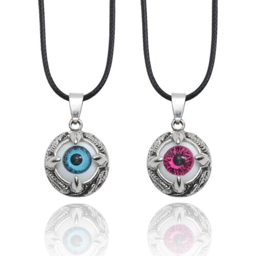 Fashion Punk Alloy Devil Eyes Jewelry Demon Eye Necklace Men And Women Pendants and Necklaces Gothic Accessories Jewelry 2020
