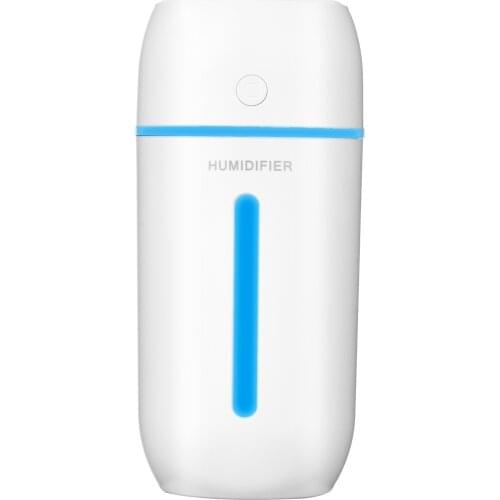 F8 Portable Mini Humidifier USB Desk Air Humidifier 320ML Aroma Oil Diffuser for Home Car USB Fogger Mist Maker with LED Lamp