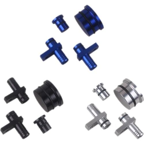 PCV Reroute Fitting w/ Reroute Port Plug For 2004.5-2010 Duramax LLY LBZ LMM 6.6L