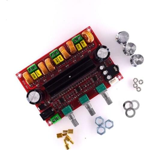 TPA3116D2 2.1 Digital Audio power Amplifier Board DC 24V 80Wx2+100W Subwoofer 667C