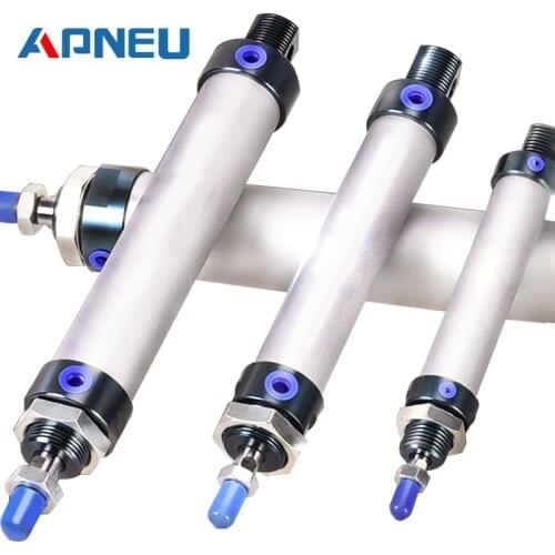 Pneumatic Cylinder MAL Series Mini 16/20/25/32mm Bore 25/50/75/100/200/300/400/500mm Stroke Single lever pneumatic Air cylinder