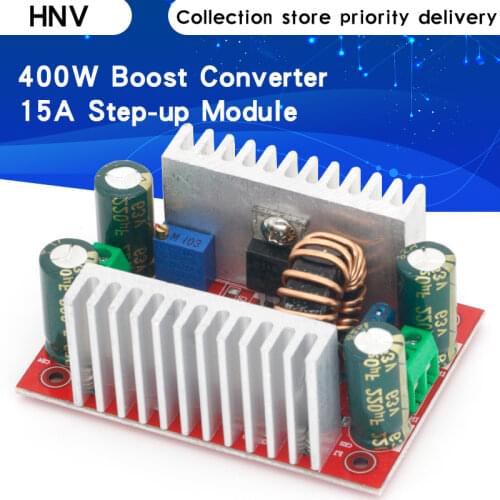 10PCS DC 400W 15A Step-up Boost Converter Constant Current Power Supply LED Driver 8.5-50V to 10-60V Voltage Charger Module