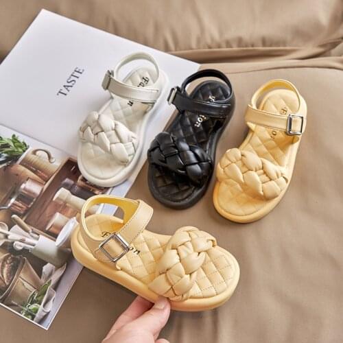 Fashion Children Sandals Casual Kids Increase Shoes Elegant Girls Sandals For Girls Shoes 2021 Summer Breathable Princess Shoes