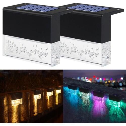 Solar Deck Lights，Yohencin olar Step Lights Solar Stair Lights for Outdoor Use Wireless Light Sensor IP65 Waterproof Wall Lamp f