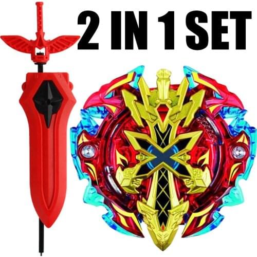 Spinning Top Burst B-48 Starter Xeno Xcalibur.M.I w/ Launcher Toy Kids With Sword Launcher