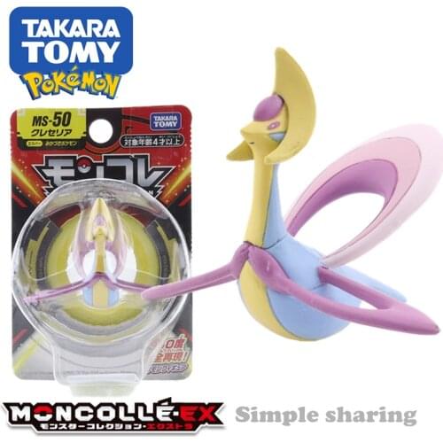 Takara Tomy Pocket Monsters Pokemon Moncolle MS-50 Cresselia Toy Mini Figure