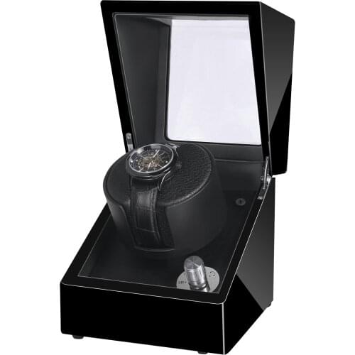 1+0 Watch Winder for Automatic Watches New Version Wooden Watch Accessories Box Watches Storage Collector