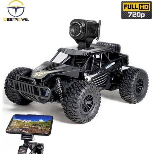 1:12 RC Car 2.4GHz 4WD With HD Camera Cars Off Road Buggy Toy High Speed Climbing RC Car Real-Time Transmission Kids Toys