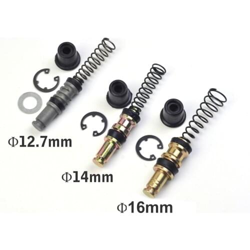 1 Set Motorcycle Clutch Brake Pump 12.7mm 14mm 16mm Piston Plunger Repair Kits Master Cylinder Piston Rigs Repair Accessories