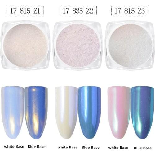 1 BOX Magic Mirror Pearl Nail Art Glitter Powder Dust Polishing for DIY Nails Design