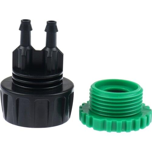 1PC Garden hose 1/4" to 1/2" 3/4" Female Y connector irrigation 4/7 hose adapter Garden Irrigation Accessories Supplies Cheap