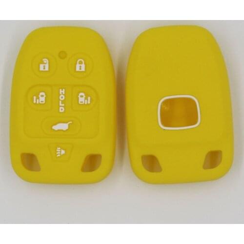 2PC Silicone Remote Car Key Case Cover For Honda Vezel city civic Jazz BRV BR-V HRV Car-Styling Holder