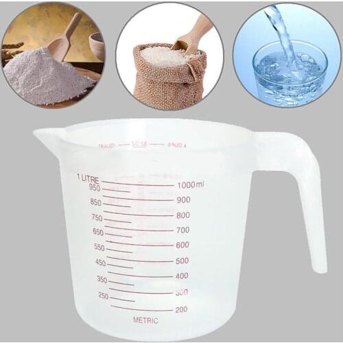 250/500/1000ml Spout Kitchen Lab With Handle Measuring Cup Cooking Liquid Pitcher Jug Pour Durable Sale Spout Lab Tools