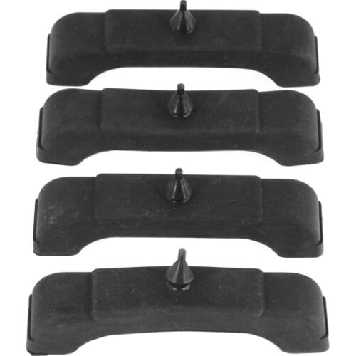 4 Pcs Rubber Support Pads of Radiator Mounting Cushions Fit for GM Cars 1968-1981 Auto Replacement Cooling System Part