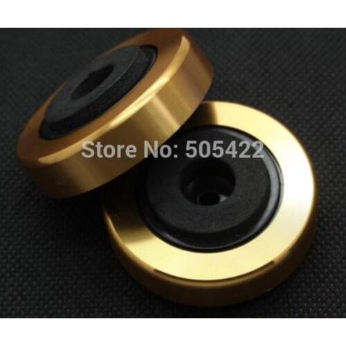 8pcs/lot Generic Speaker Isolation Feet Pad Stand Aluminum Plastic 45*15mm