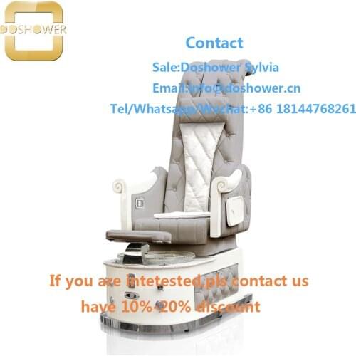 Acrylic powder dish with clear top coat uv gel for pedicure chair throne