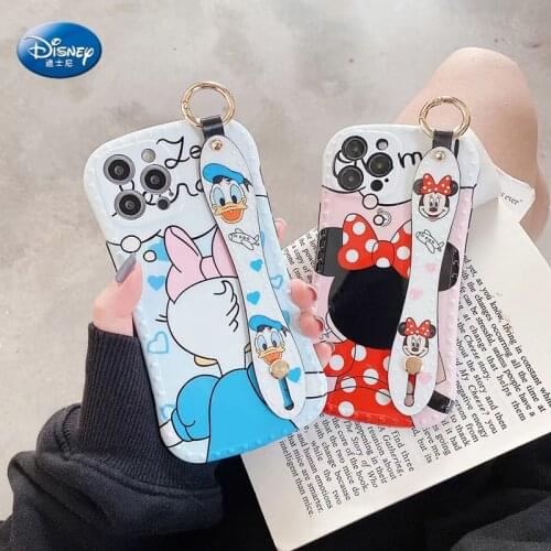 Cartoon animal Minnie Daisy phone case For iphone X XS MAX glossy soft silicone cover For iphone 7 8 Plus XR kawayi capa coque