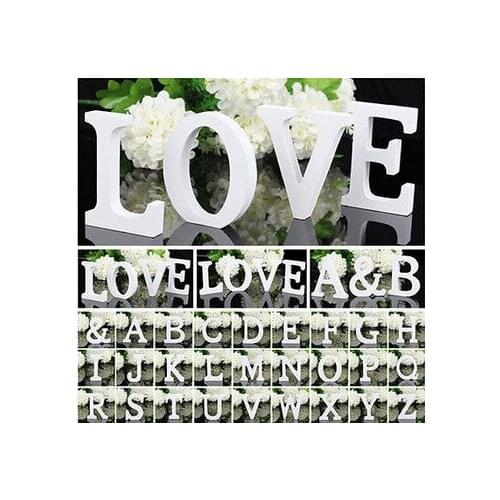 D A-Z Wooden 26 Letters 3D wooden letters letras decorativas Personalised Name Design Art Craft wood decoration