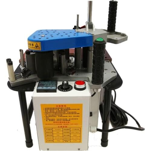 Woodworking portable manual mini PVC wood edge bander machine