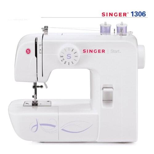 Singer sewing machine household desktop 1306 household sewing machine electric desktop eating thick multi-function with seaming