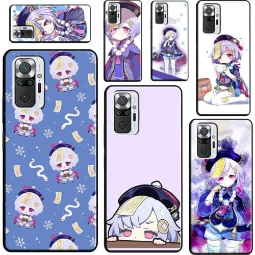Genshin Impact Qiqi For Xiaomi Redmi Note 10 Pro Note 9 Pro 8T 9S Note 8 Pro Phone Case For Redmi 9 9C 9T 9A