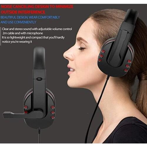 Headwear Luxury Headphones For Ps4 In-Line Headset Luxury Gaming Headsets With Anti-Noise Microphone