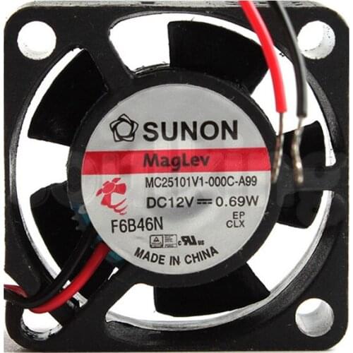 MC25101V1-000C-A99 2510 12V 0.69W DC cooling fan 6 Month Warranty